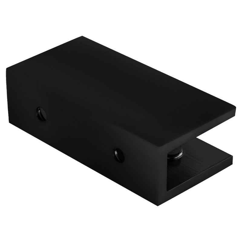CRL NDC4MBL CRL Matte Black No-Drill Fixed Panel Glass Clamp - Image 2